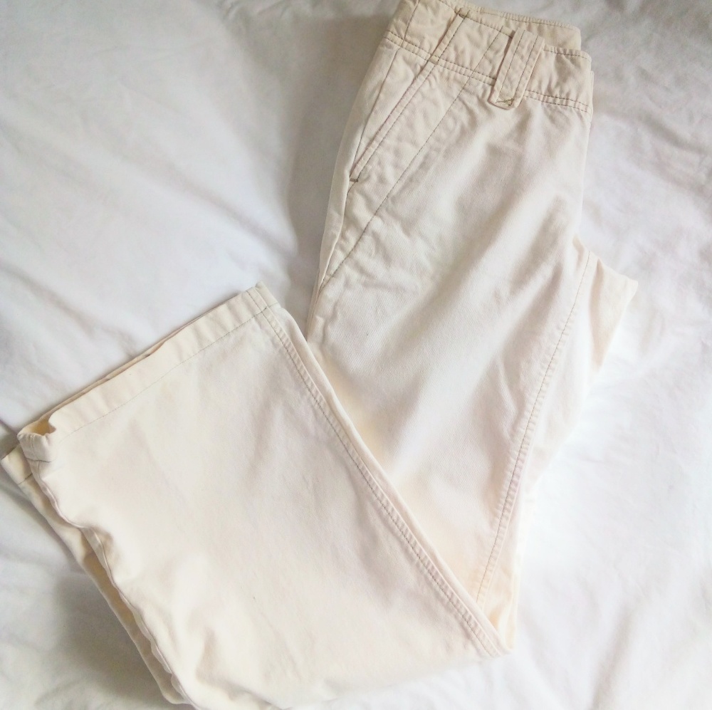 Banana Republic Off White Pants